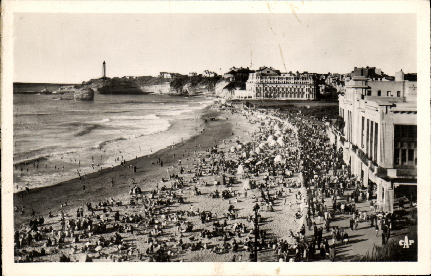 Biarritz - La grande Plage — éditeur C.A.P. n°349