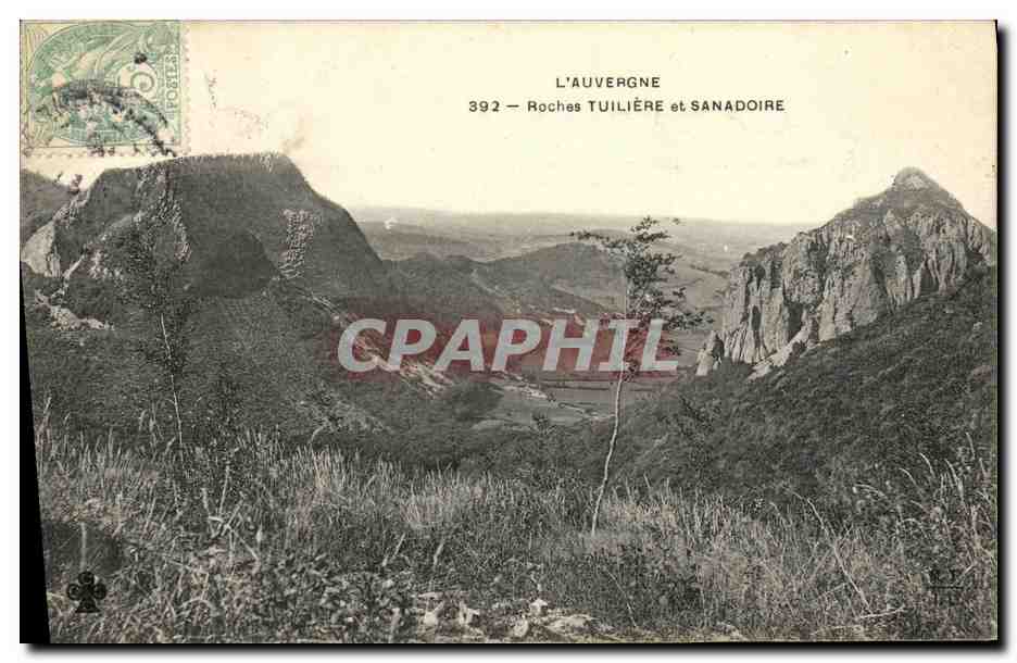 L'Auvergne — Roches Tuilière et Sanadoire — L'Auvergne 392