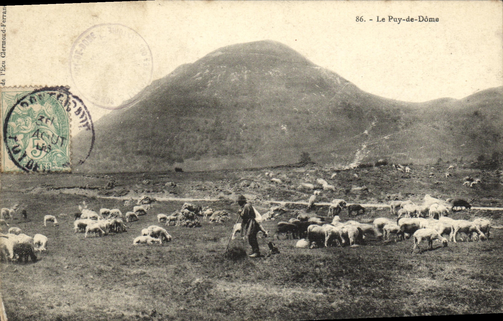 Le Puy-de-Dôme — Puy-de-Dôme — éditeur P. Ecou Darmoud-Ferrain, n° 86