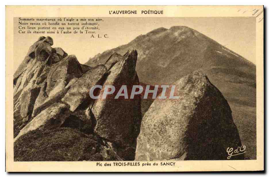 Pic des Trois-Filles près du Sancy — L'Auvergne Poétique — G. d'O