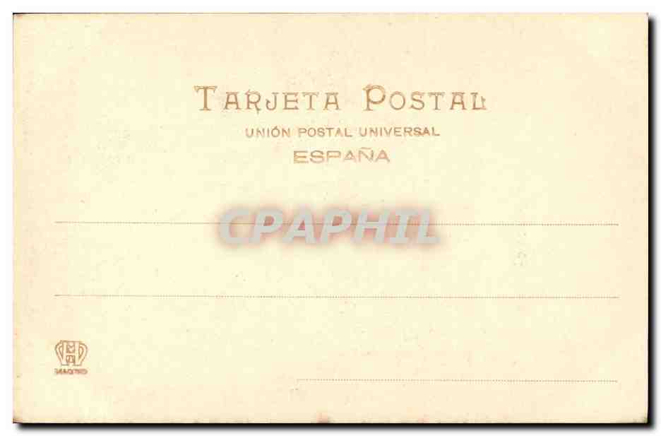 CPA El Emperador Carlos V Tiziano Madrid — Verso
