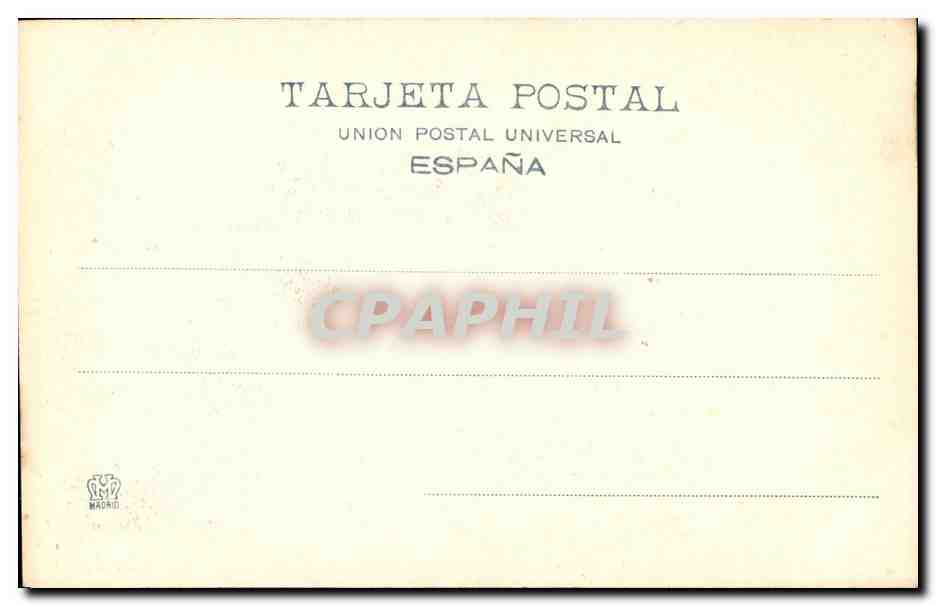 CPA Salome Tiziano — Verso
