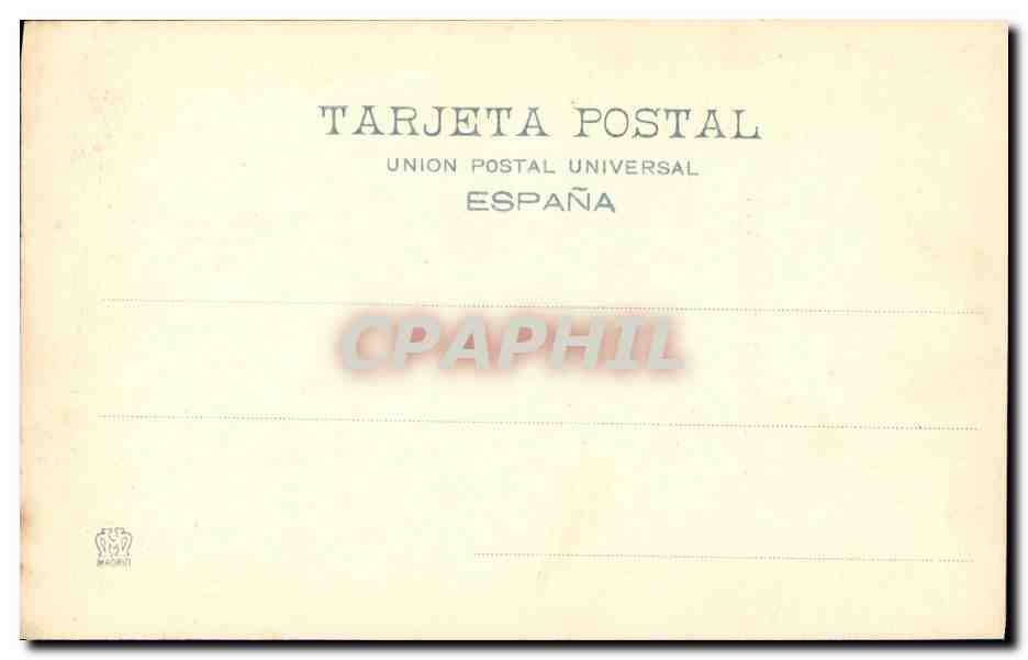 CPA La Virgen De Los Dolores Tiziano — Verso