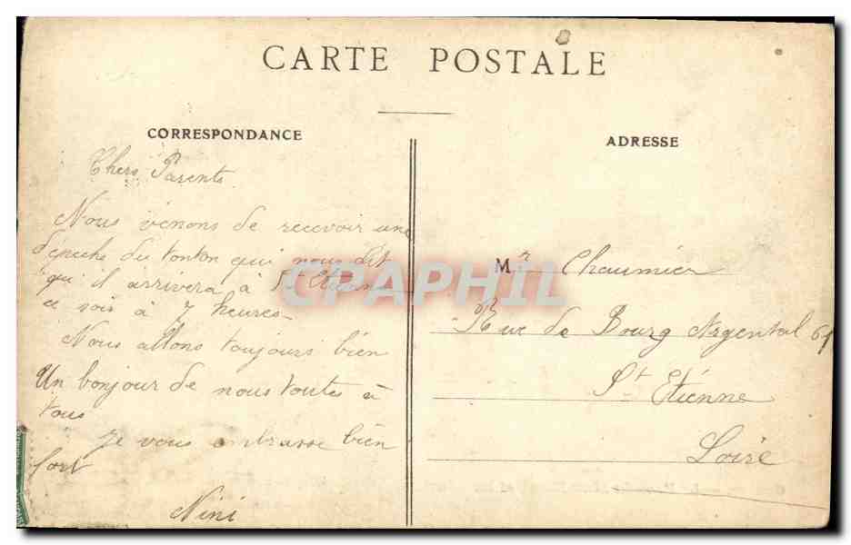 Genève — Le Pont du Mont-Blanc et les Mouettes — Éditeurs : POSTES — Verso