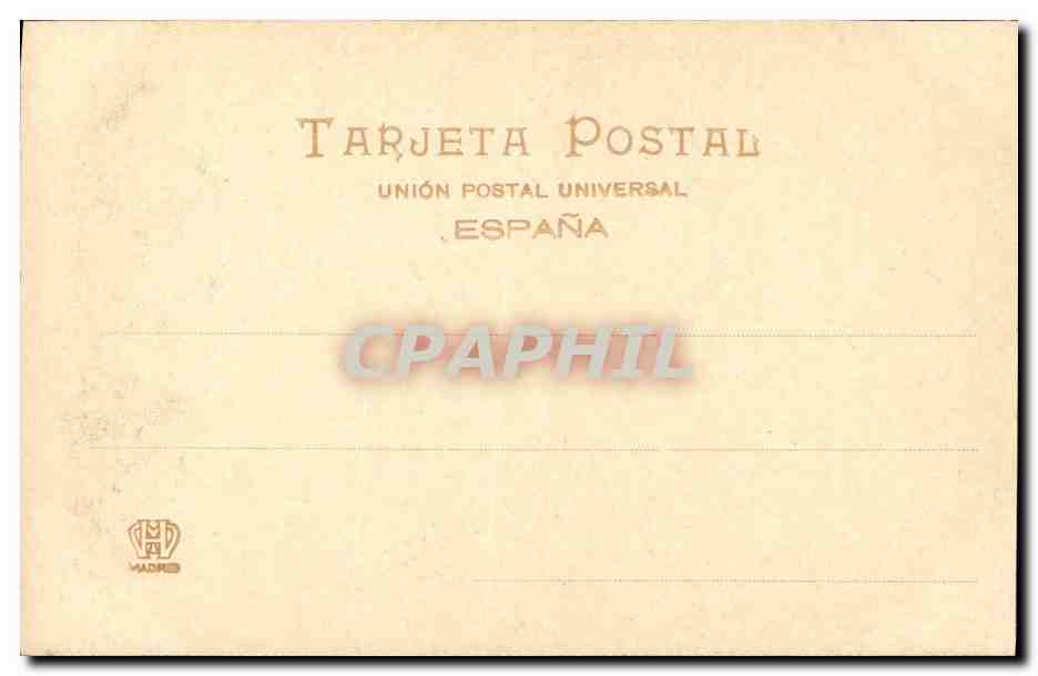 CPA La Virgen De La Rosa Rafael de Urbino — Verso