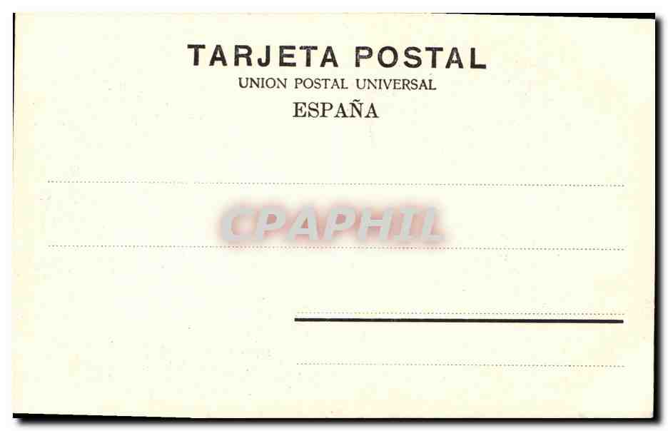 CPA Santa Familia Juanes — Verso