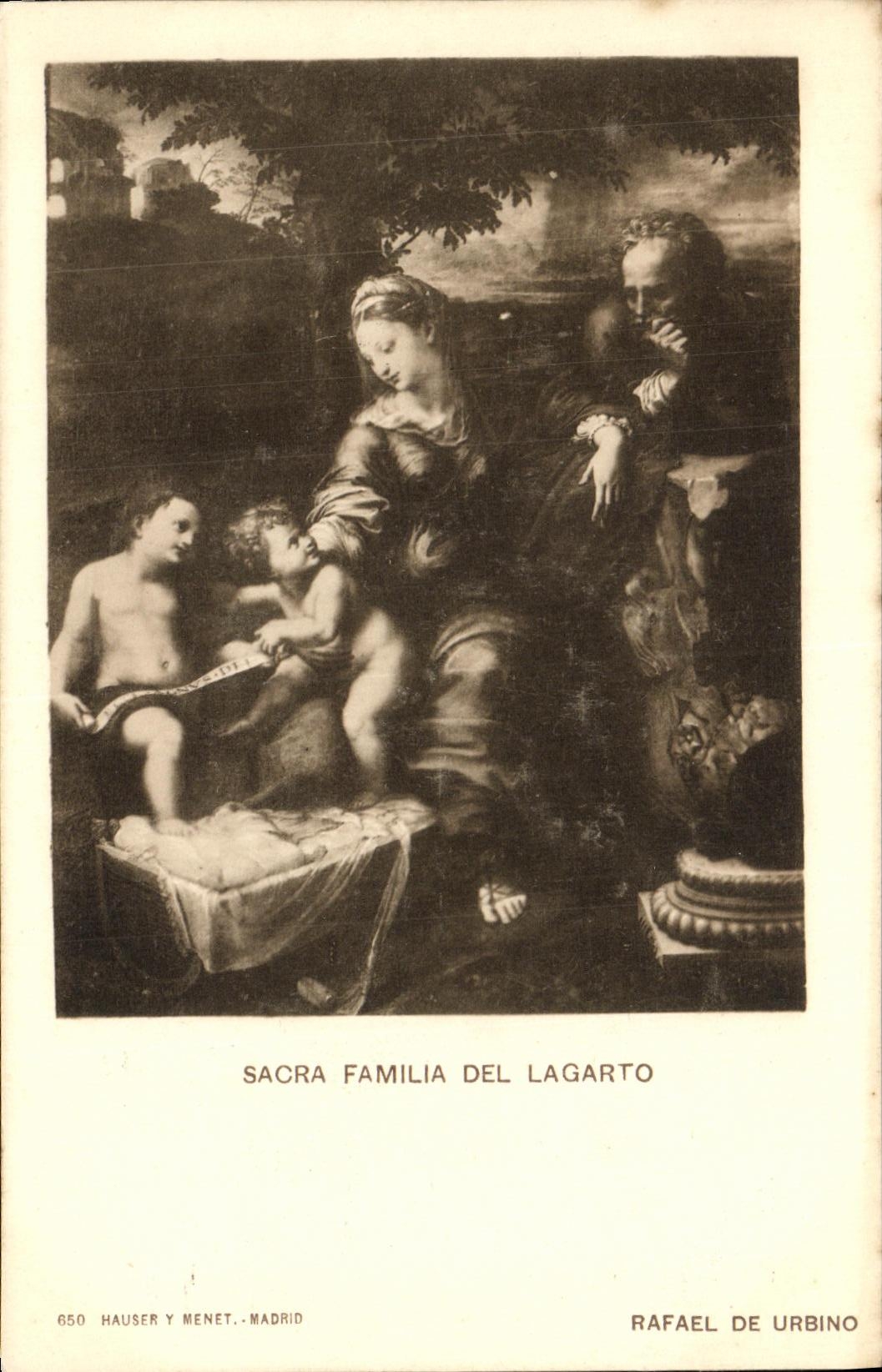 CPA Sacra Familia Del Lagarto Rafael de Urbino