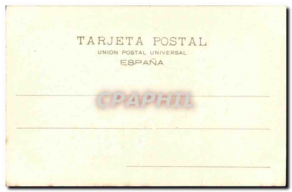 CPA Sacra Familia Del Lagarto Rafael de Urbino — Verso