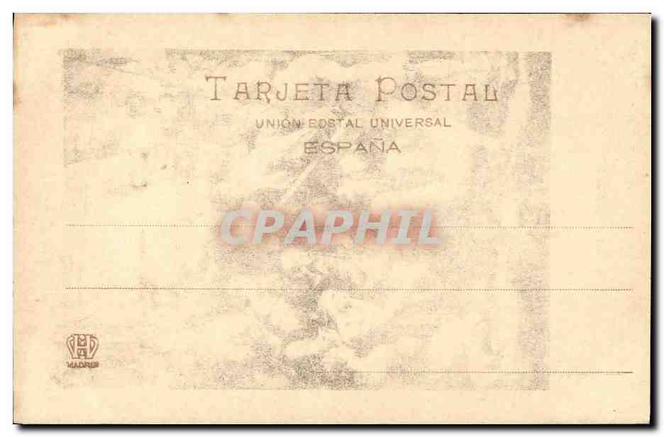 CPA El Pasmo De Sicilia Rafael de Urbino — Verso