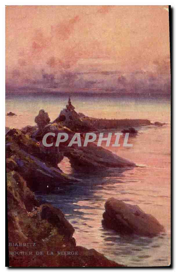 CPA Biarritz Rocher De La Vierge 