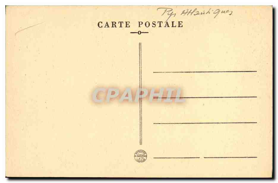 CPA Couvent Des Dominiations de Biarritz Autel De Sacre Coeur  — Verso
