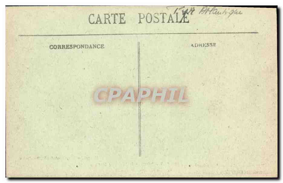 CPA Biarritz La Grand Plage Et La Cote  — Verso