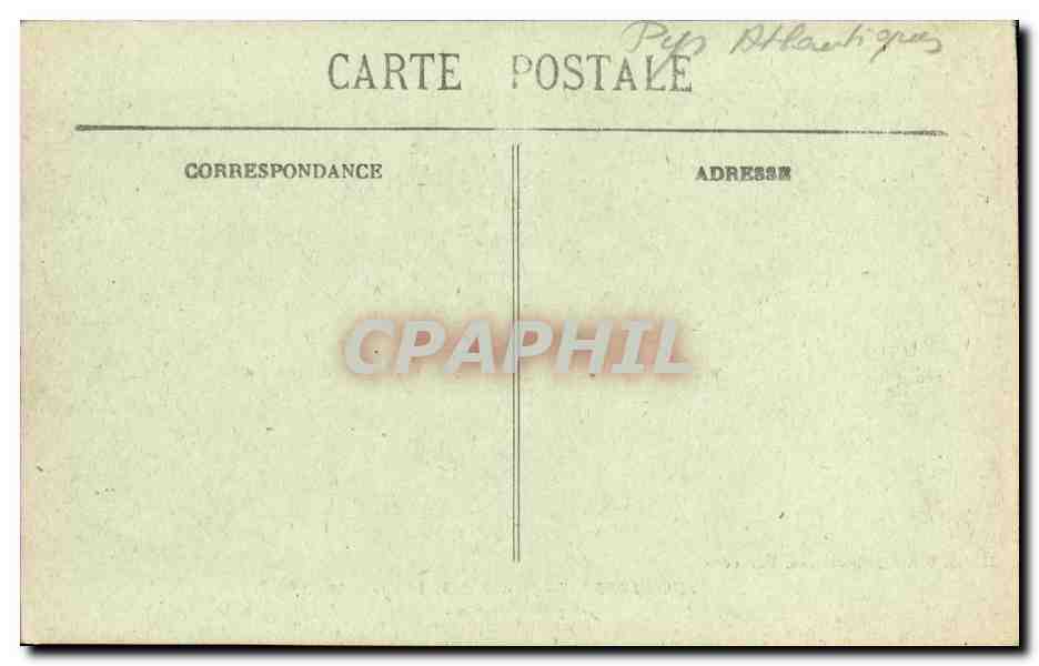 CPA Biarritz Rocher De La Vierge  — Verso