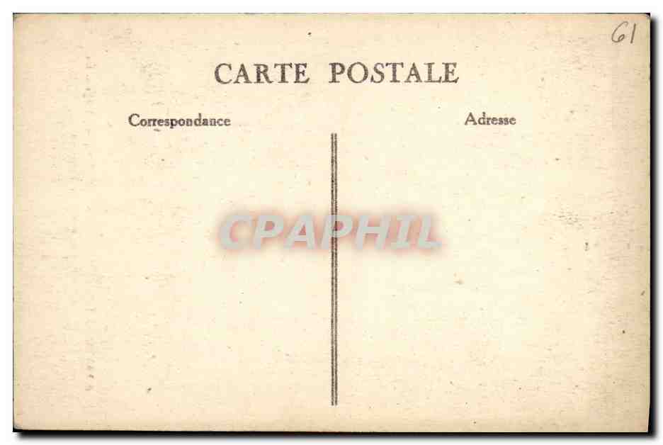 Abbaye de la Grande Trappe (Orne) — Vierge assise — Œuvre d'un Religieux Trappiste — Verso