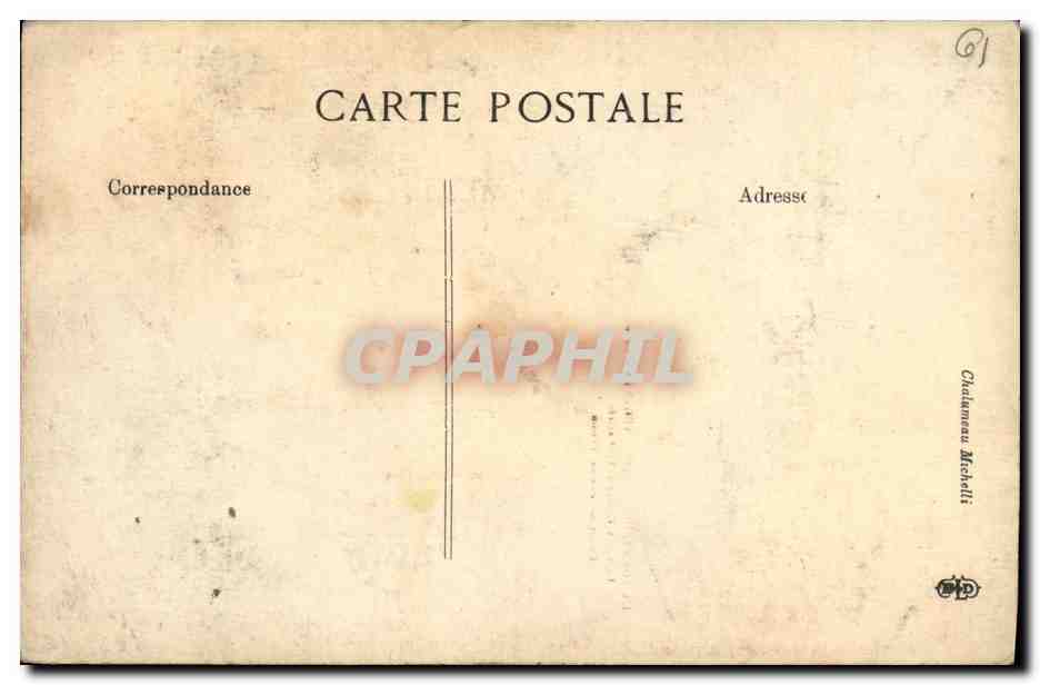 Argentan (Orne) — Le Vieux Château (XIVe siècle), Palais de Justice, Prison — La Normandie 239 — Rückseite