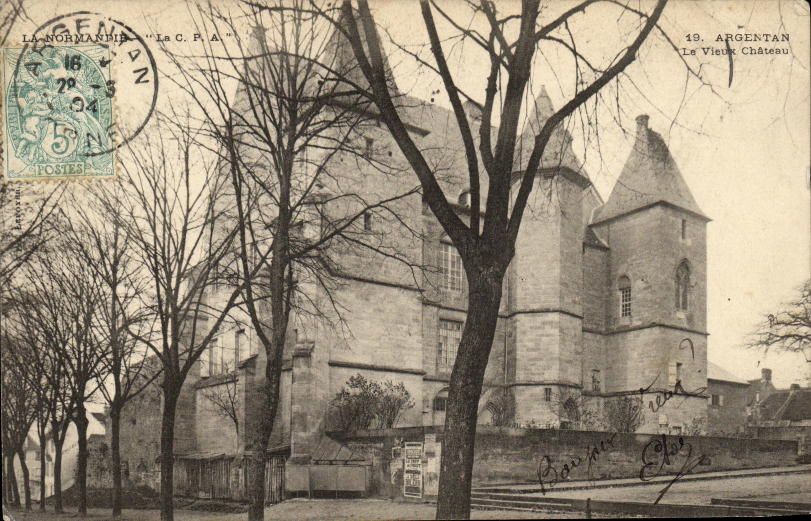 CPA Argentan Le Vieux Chateau 