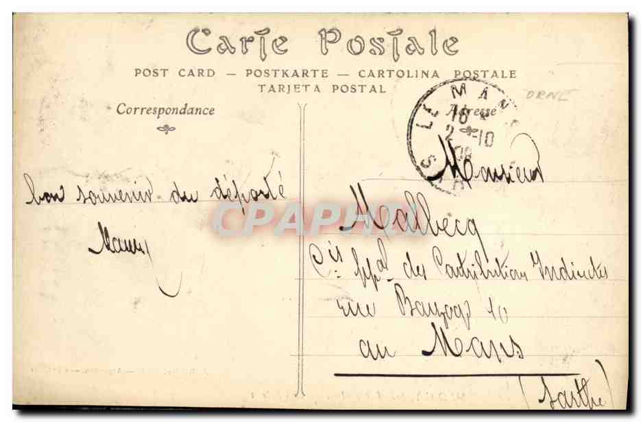 MÉDAVY, près d'Argentan — Le Château — E. Roussel, édit. — Cliché D — Verso