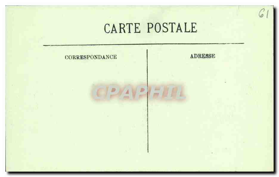 CPA Alencon Cathedrale de Nogaret Femme de Henry de Joyeuse — Rückseite