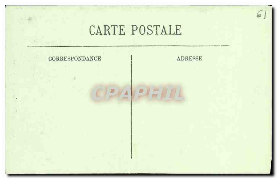CPA Alencon La Tour Couronnee Du Chateau  — Rückseite