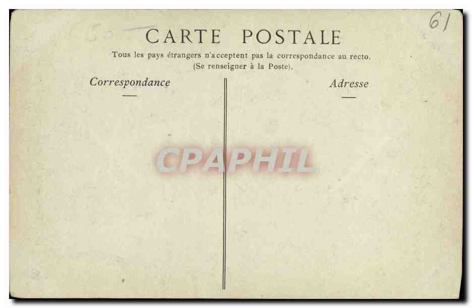 CPA Alencon La Nef De L Eglise Notre Dame  — Rückseite