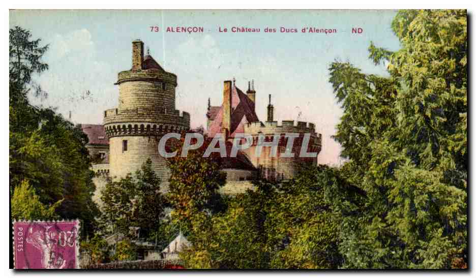 CPA Alencon Le Chateau des Ducs d Alencon