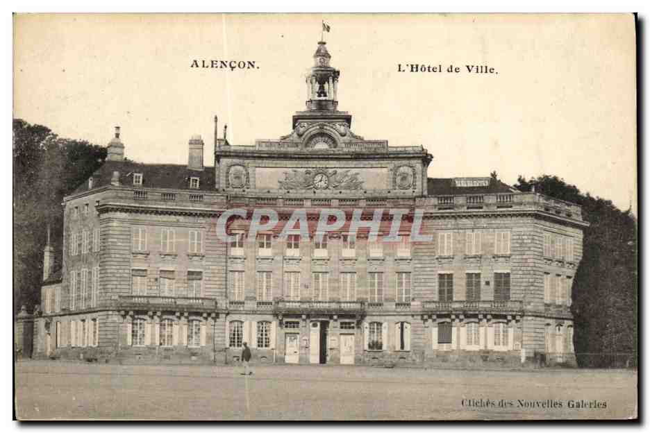 CPA Alencon L Hotel de Ville