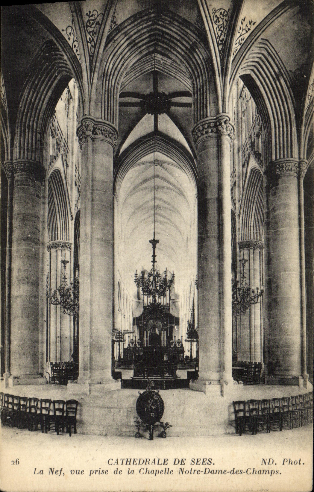 CPA Cathedrale De Sees Vue Prise De La Chapelle Notre Dame des Champs 