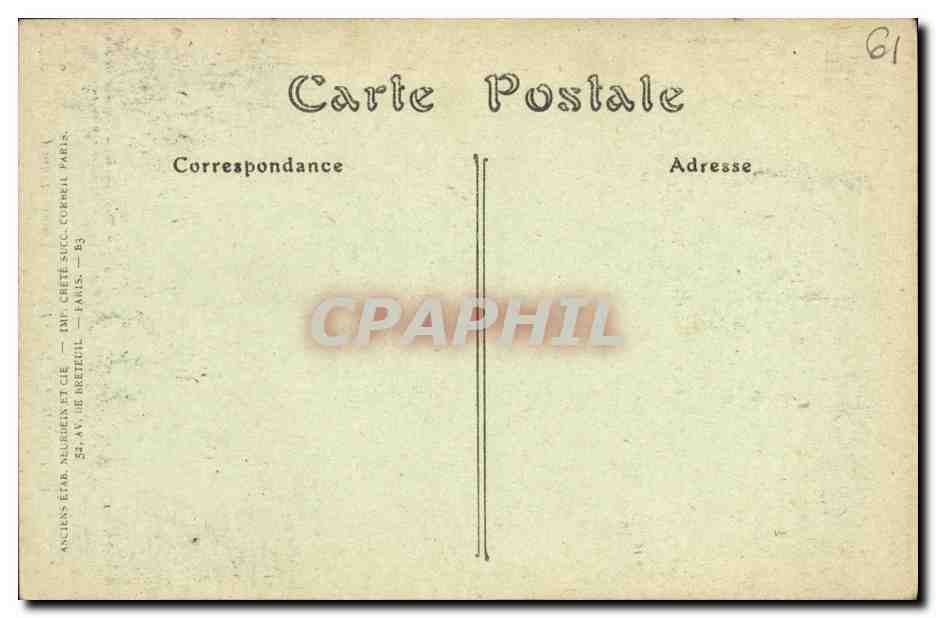 CPA Cathedrale de Sees Transept Nord  — Rückseite