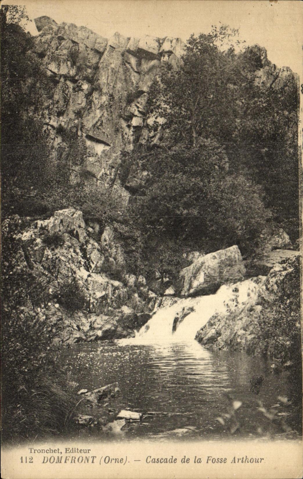 CPA Domfront Cascade De La Fosse Arthour 