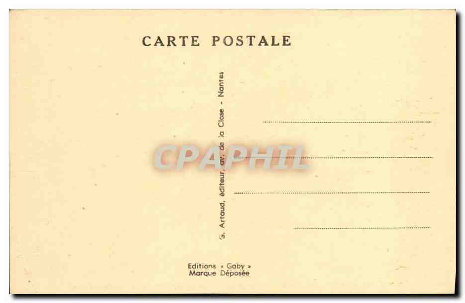 CPA Domfront Vue Generale Des Rochers Et Du Tertre Sainte Anne  — Rückseite