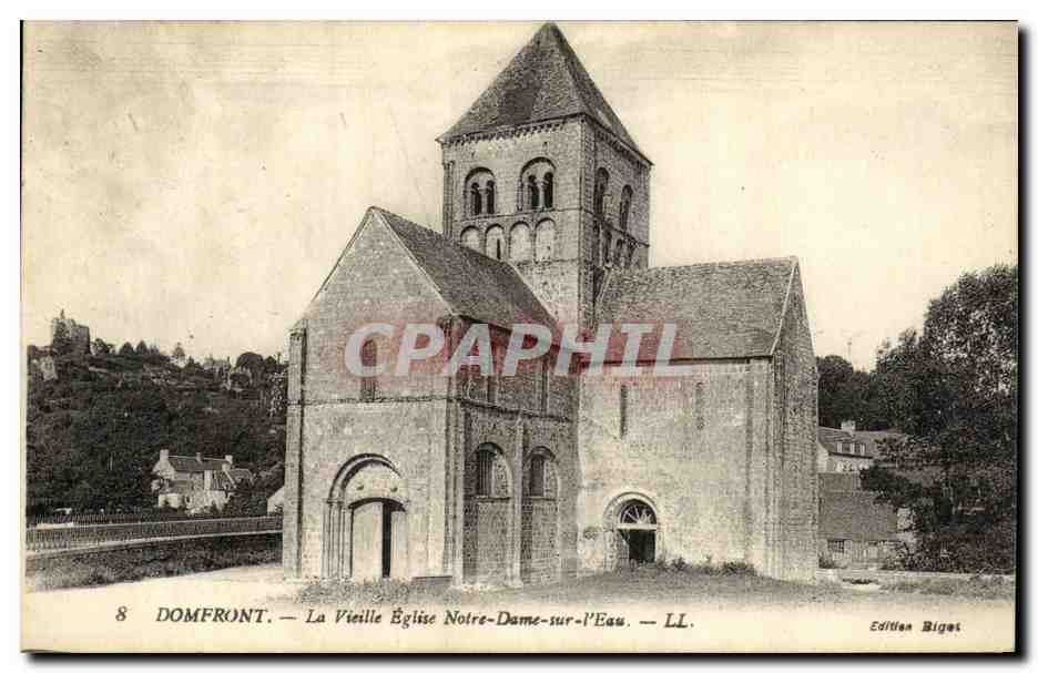 CPA Domfront La Vieille Eglise Notre Dame Sur L Eau 