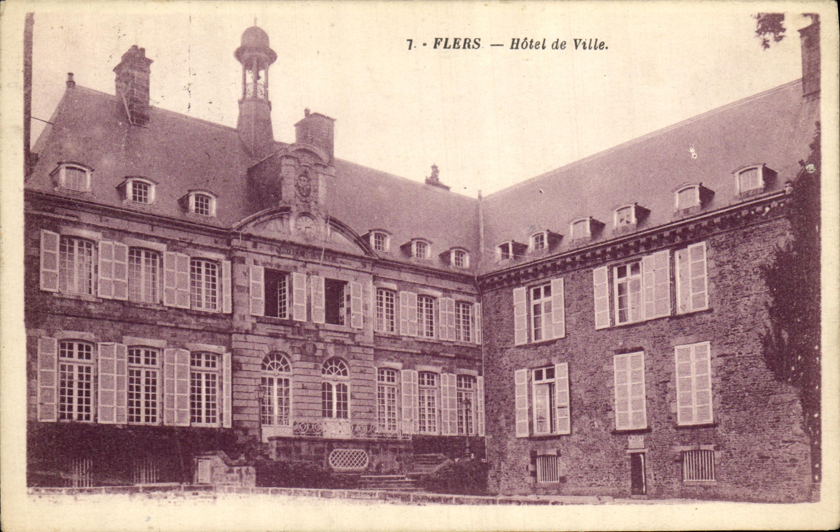 CPA Flers Hotel de Ville