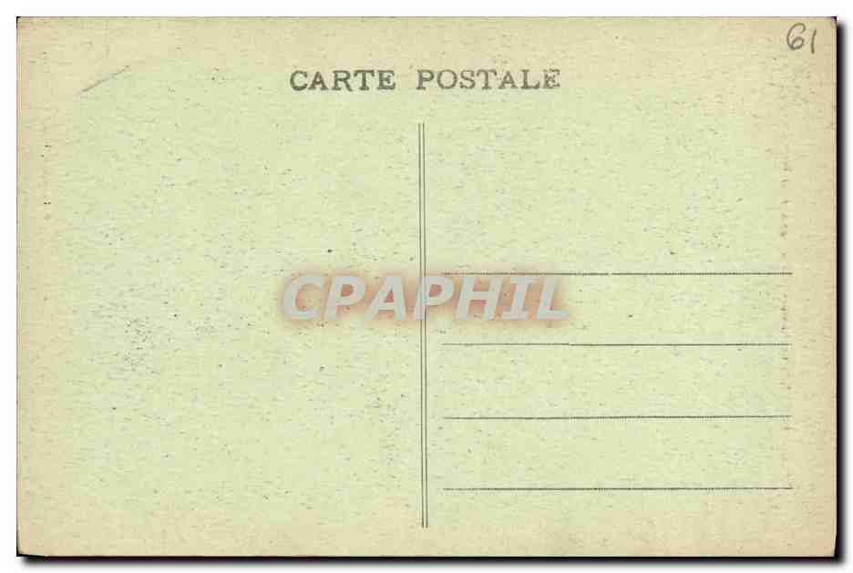 CPA Flers Le Chateau et le petit etang — Rückseite