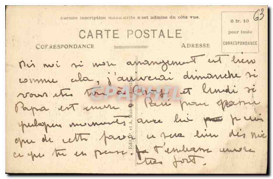 CPA L Auvergne Pittoresque Nos Montagnes L Ascension Du Puy Mary Un Tournant Dangereux Automobile — Rückseite