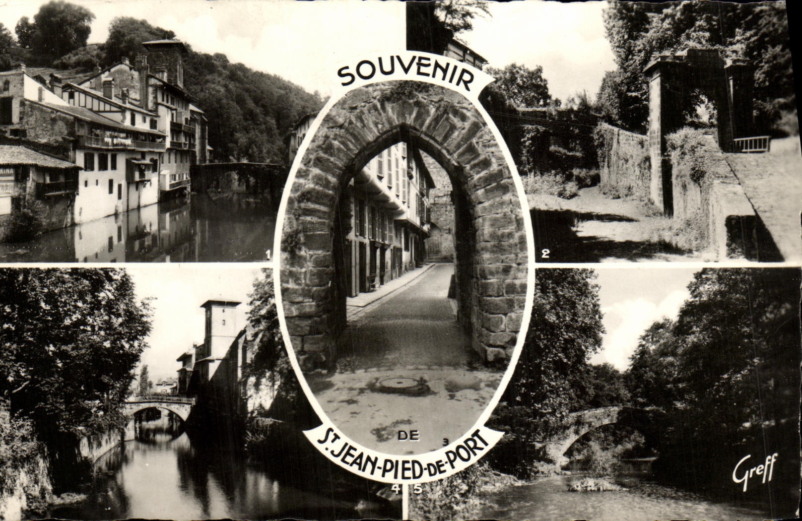 CPSM St Jean Pied De Port Souvenir 