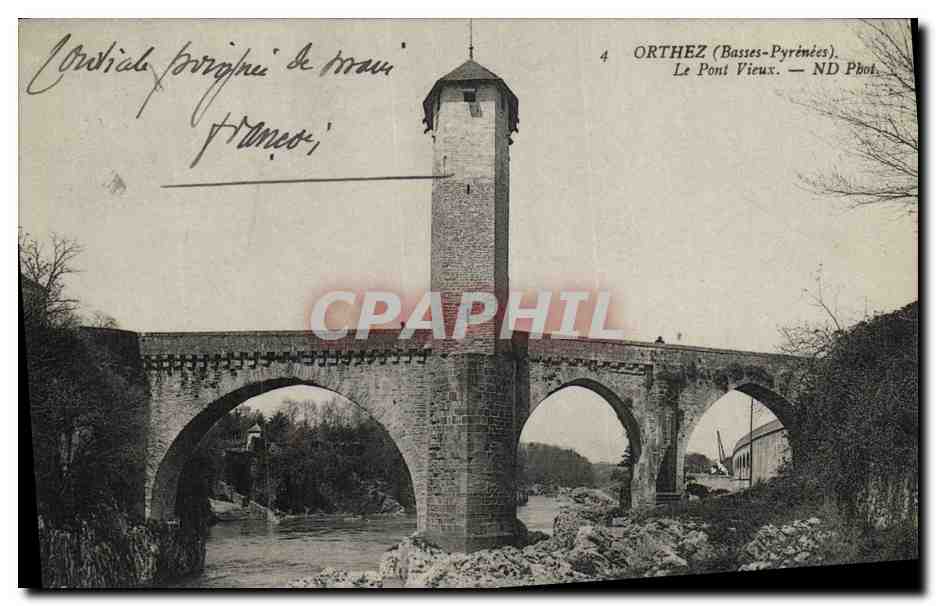 CPA Orthez Le Pont Vieux