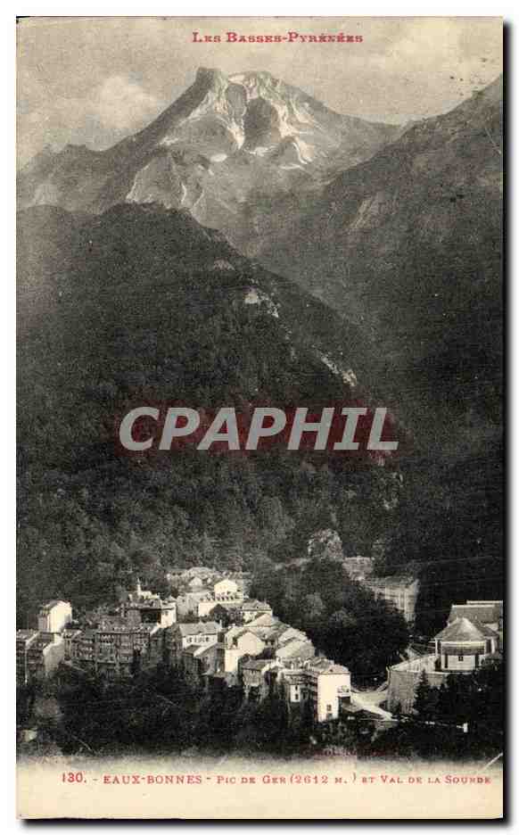 Eaux-Bonnes - Pic de Ger (2612 m.) et Val de la Sounde — Les Basses-Pyrénées