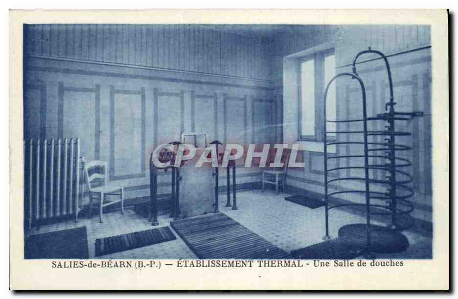 SALIES-de-BÉARN (B.P.) — ÉTABLISSEMENT THERMAL — Une Salle de douches