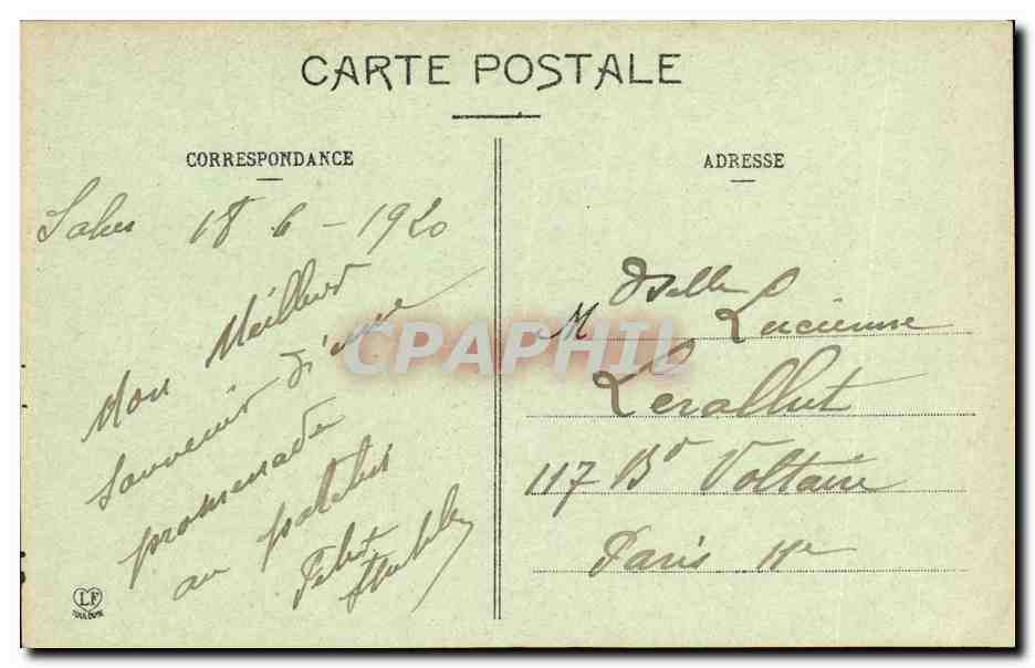 CPA Salies De Bearn L Etablissement  — Rückseite