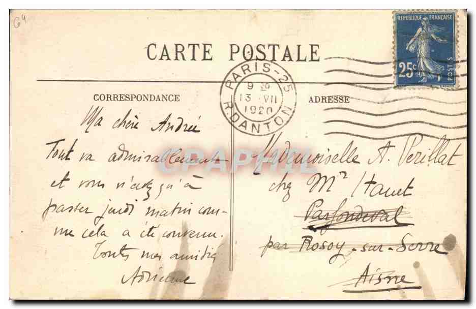 Itxassou — L'Entrée du Pas de Roland, Le Grand Rocher — BR - 2884 — Reverso