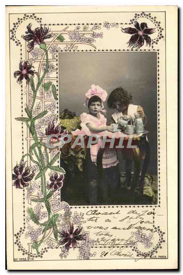 CPA Fantaisie Enfants Fluers 
