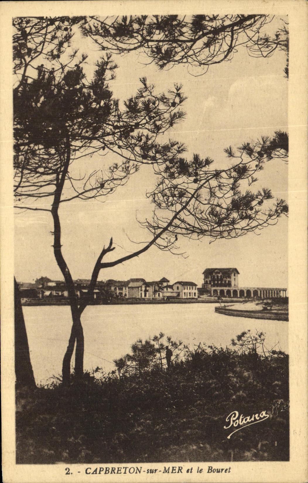 CPA Capbreton Sur Mer Et Le Bouret 