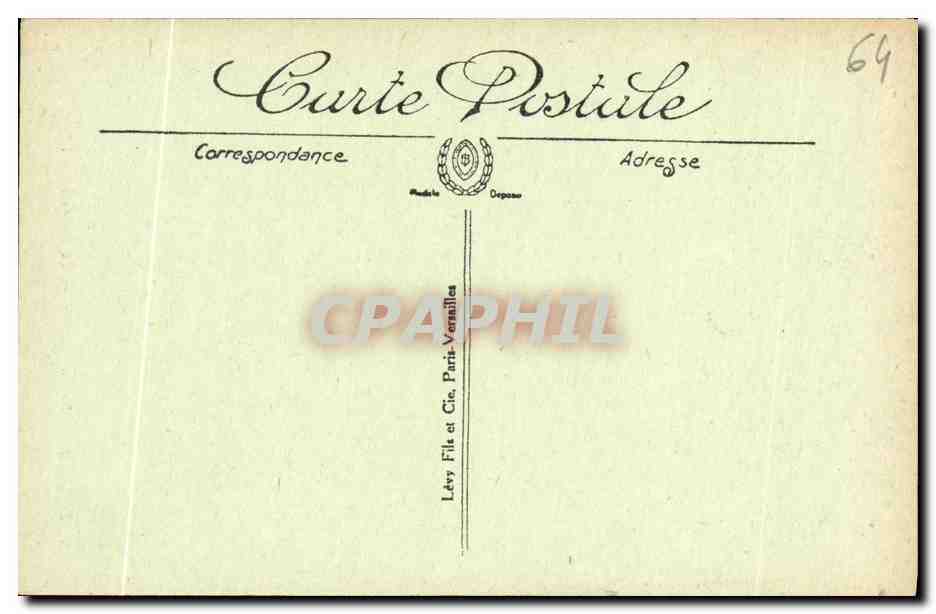 CPA Lescar La Cathedrale Le Portail  — Rückseite