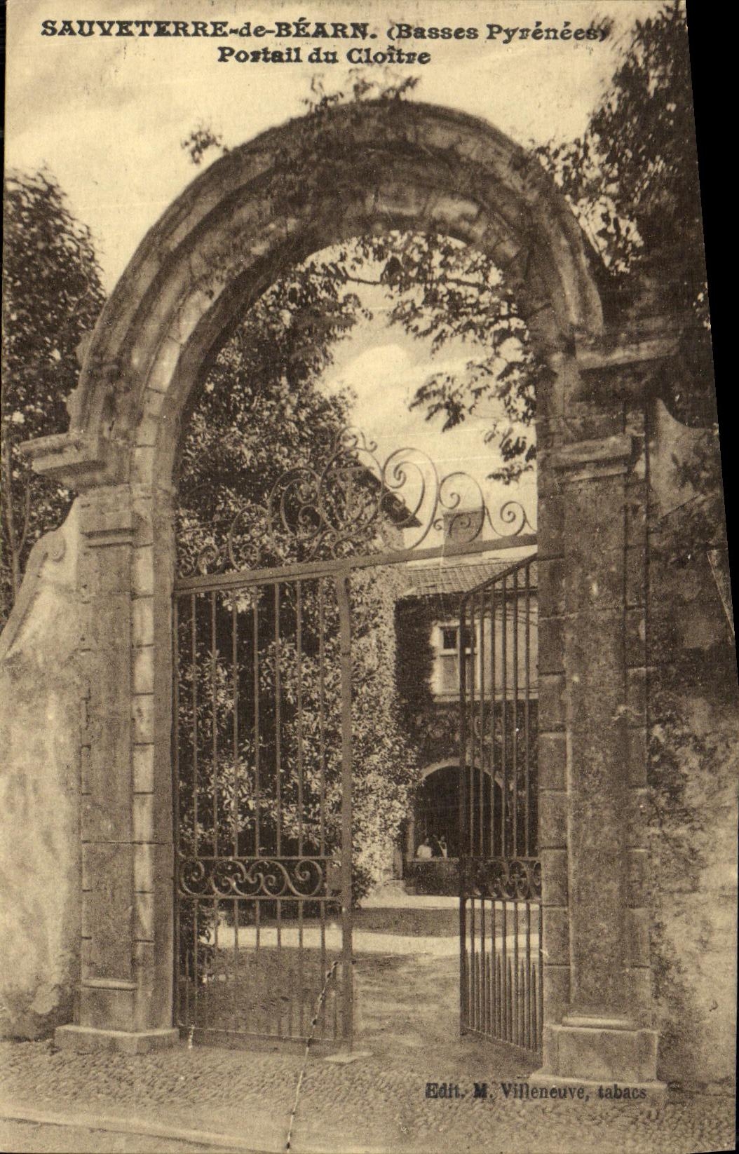 CPA Sauveterre De Bearn Portail Du Cloitre 
