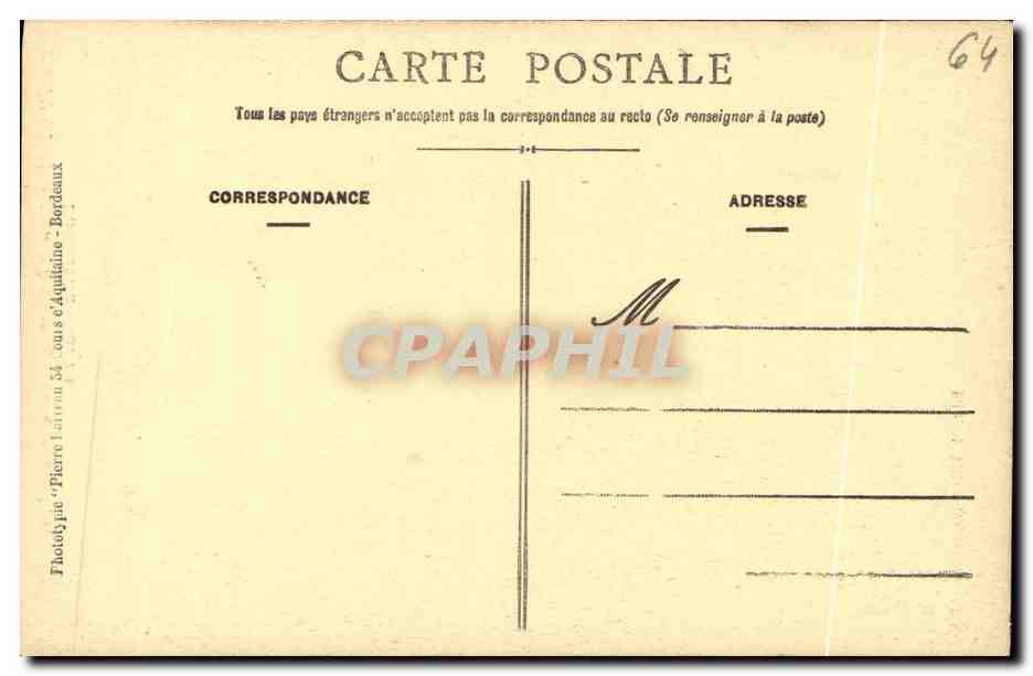 CPA Sauveterre De Bearn Portail Du Cloitre  — Rückseite