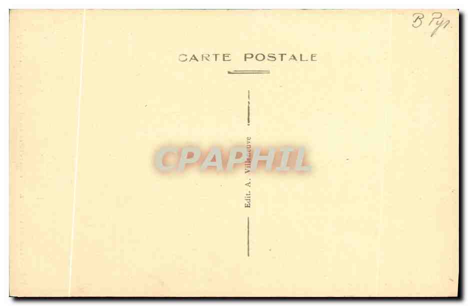 CPA Sauveterre De Bearn La Tour de Monreal Et L Eglise vue prise du GAve — Rückseite
