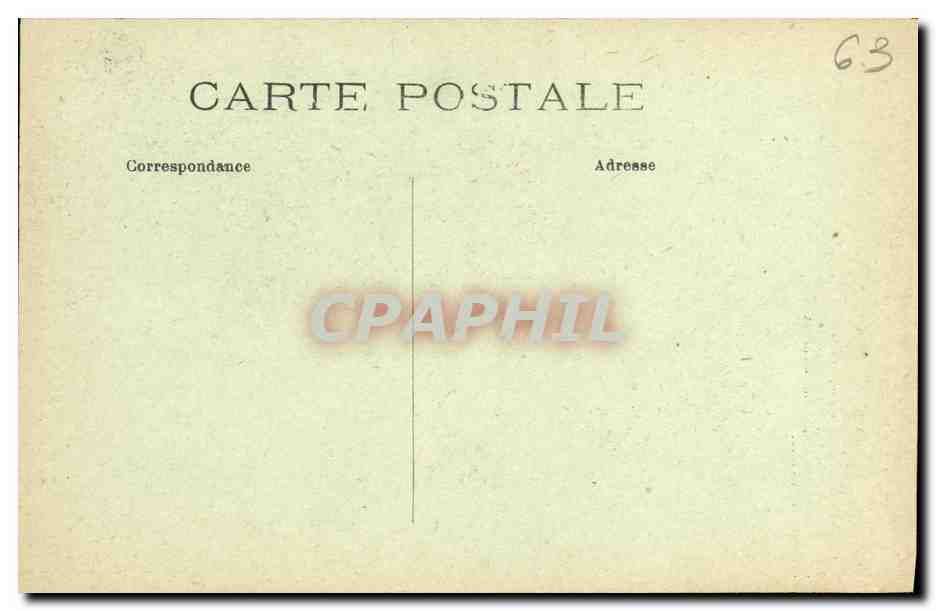 CPA Besse Maison de La Reine Margot  — Verso
