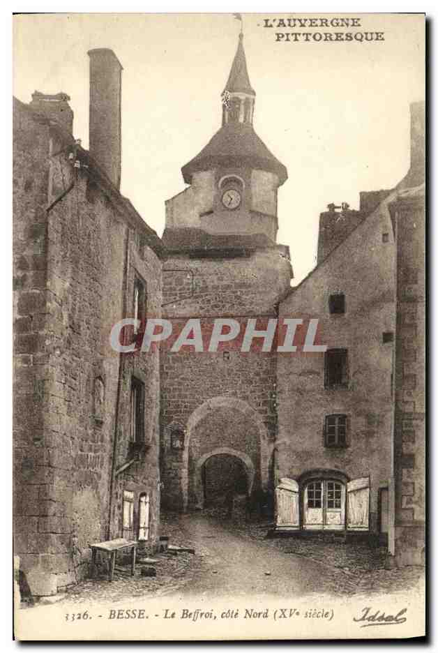 CPA Besse Le Beffroi Cote Nord 