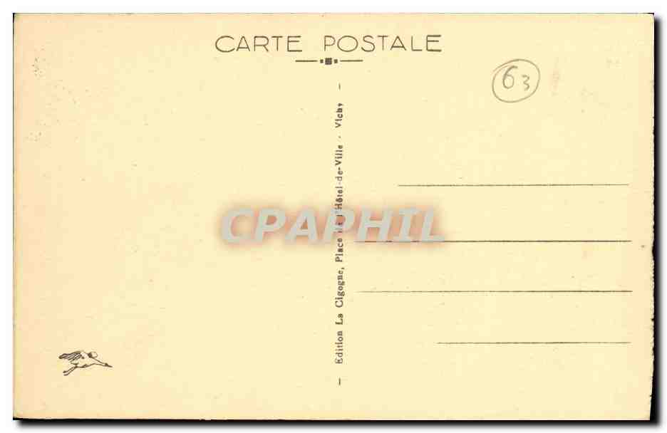 Le Restaurant Chaffraix vu du Viaduc des Fades — L'Auvergne pittoresque — Édition La Cigogne, Vichy — Reverso