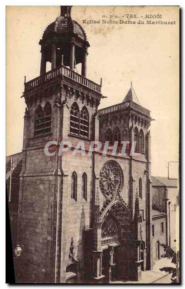 Église Notre-Dame du Marthuret — Riom — G. D'O. - 783